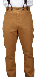 Classic Canvas Trousers - Brown